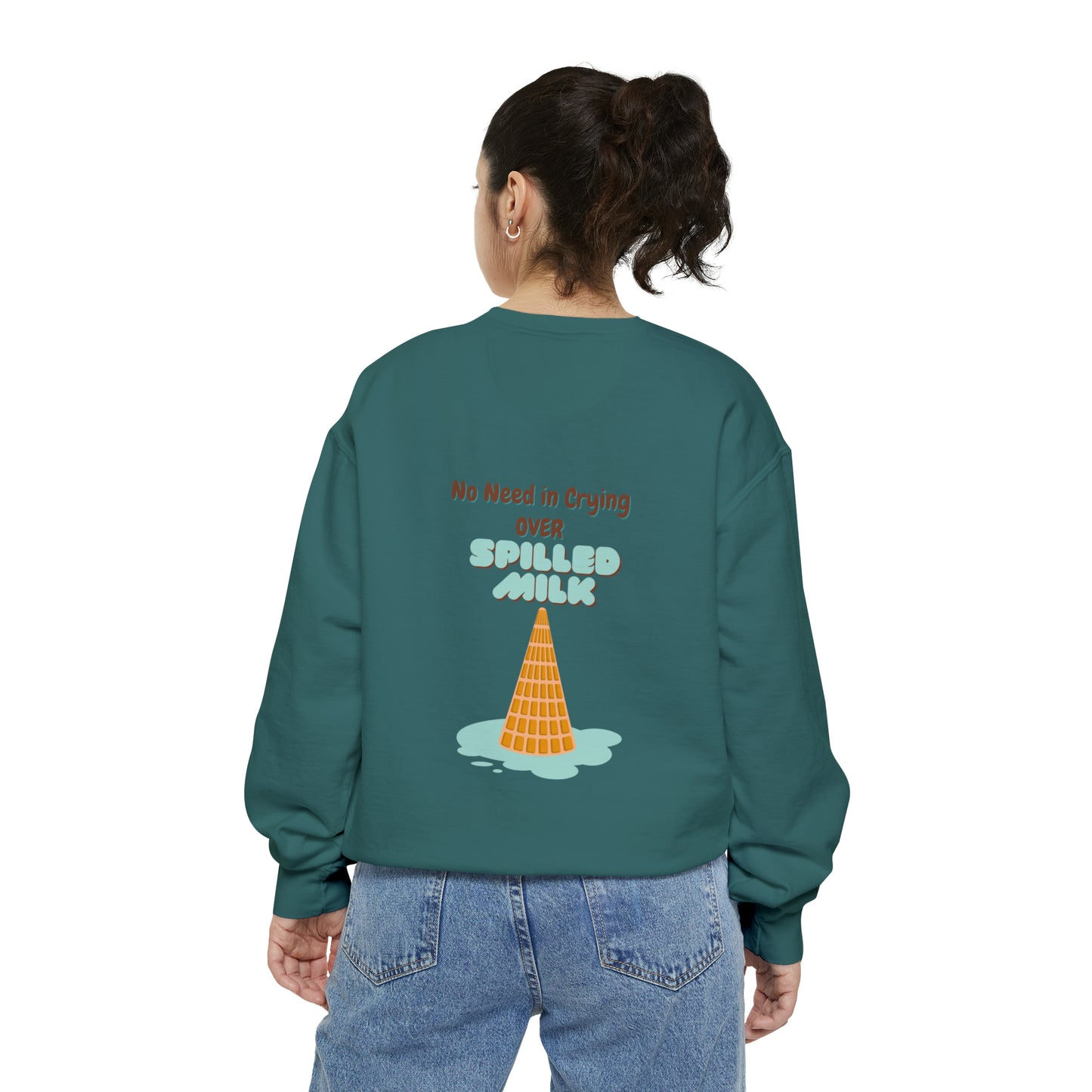 Unisex Garment-Dyed "What's Mint to be Will be" Sweatshirt