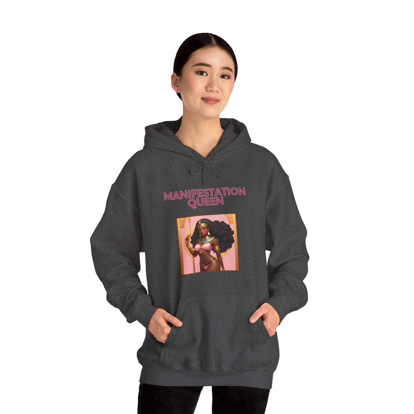 "Manifestation Queen"  Heavy Blend™ Hooded Sweatshirt