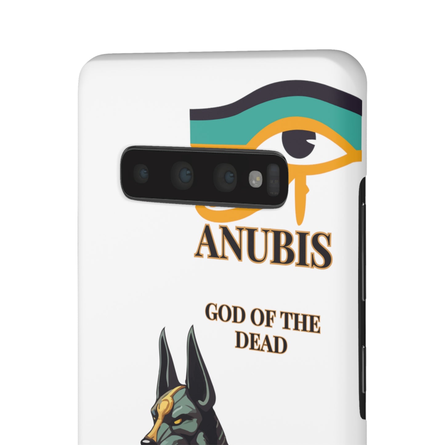 Anubis - God of Death (White) Snap Cases