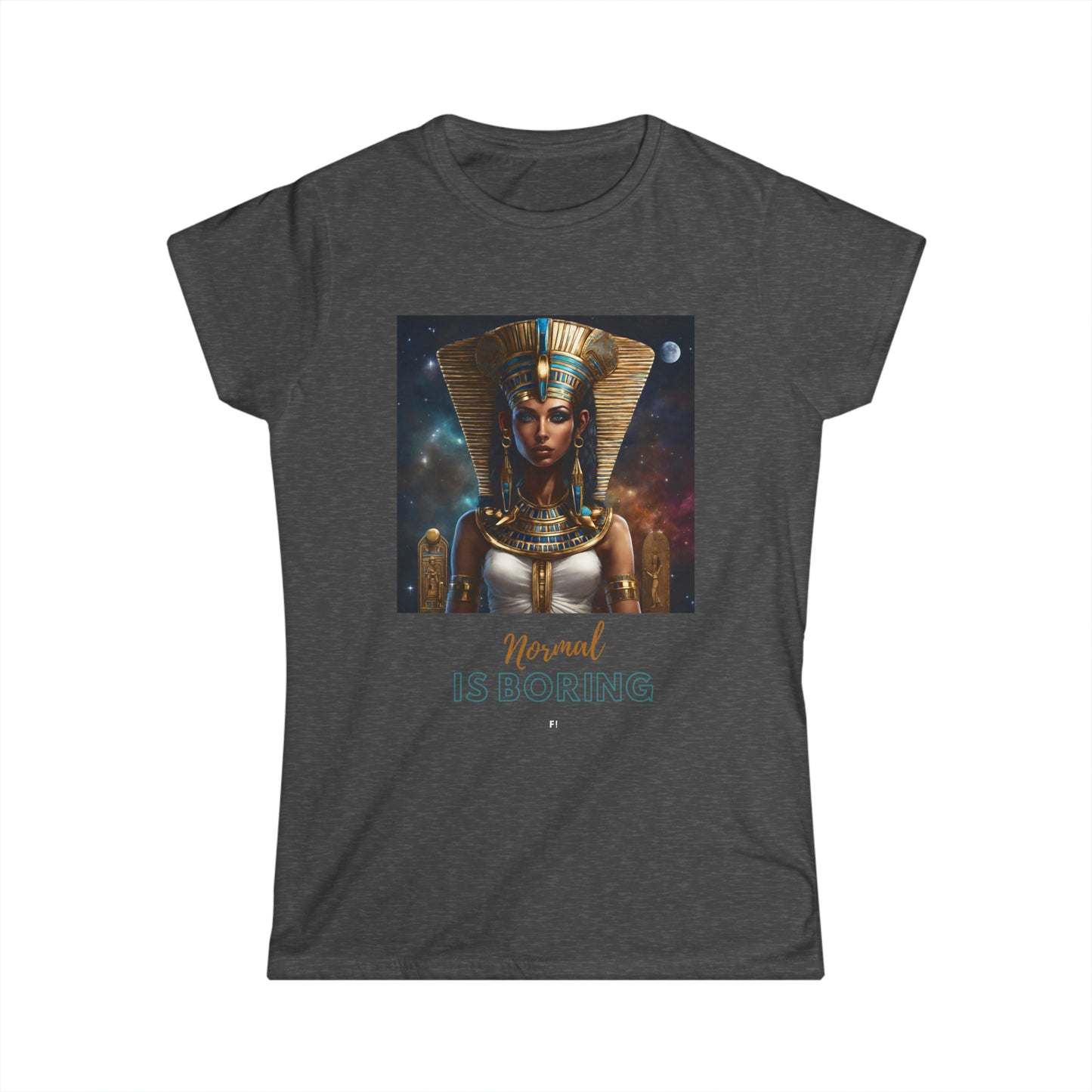 Women's "Normal is Boring" Egyptian Softstyle Tee