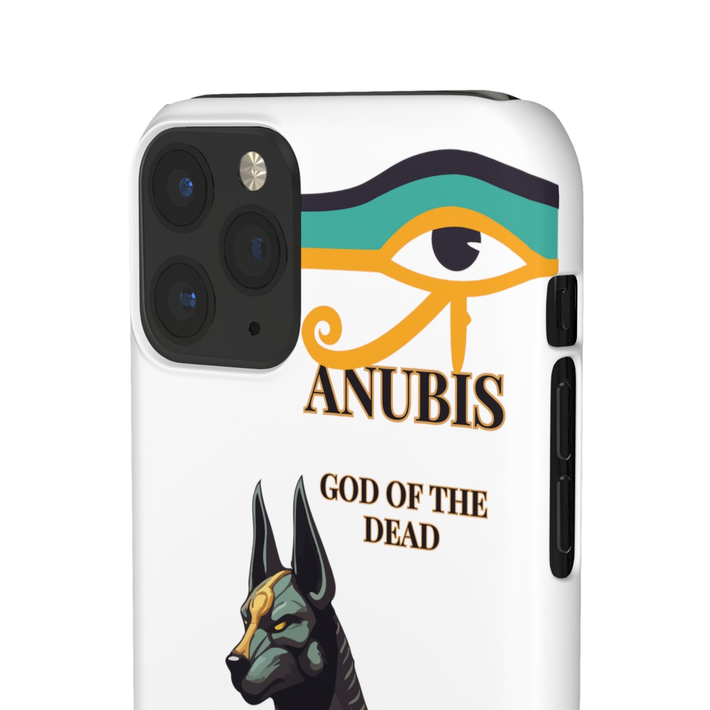 Anubis - God of Death (White) Snap Cases