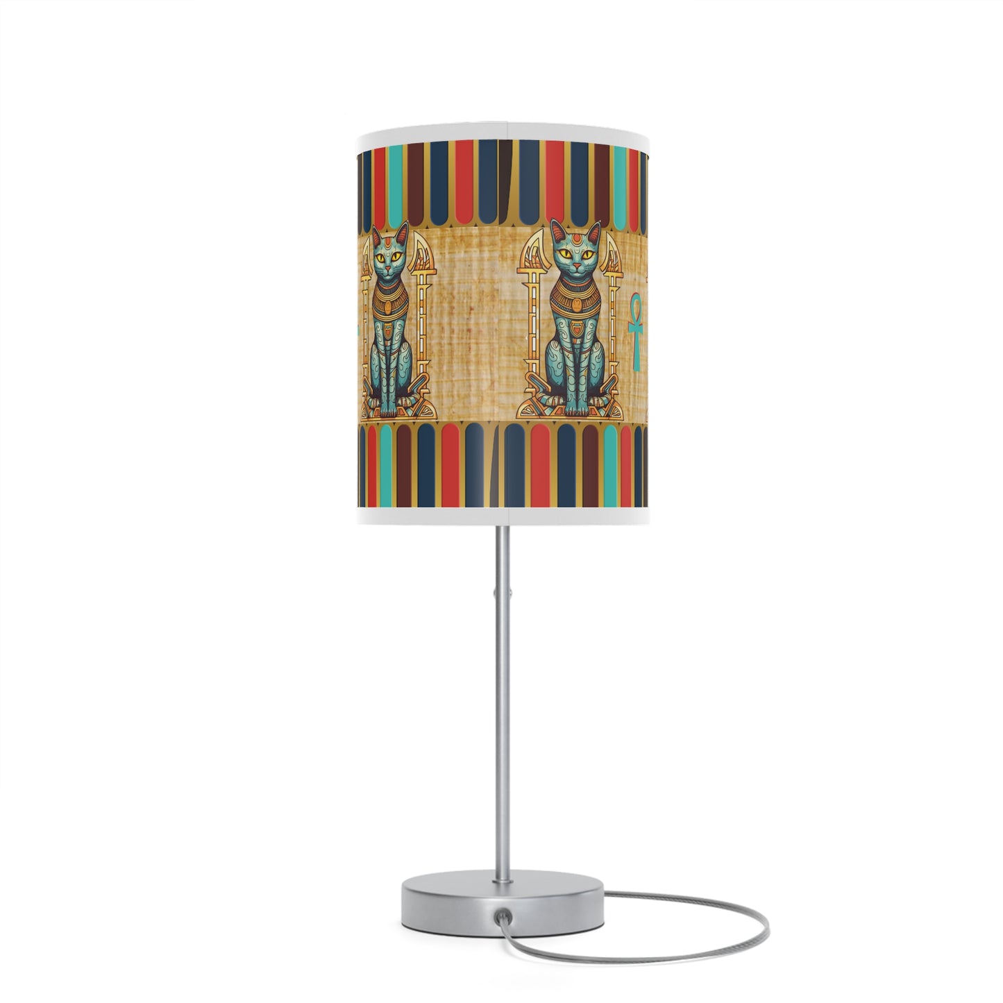 "Egyptian Cat" Lamp on a Stand, US|CA plug