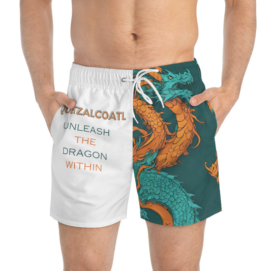 Men's "Unleash the Dragon" Swim Trunks
