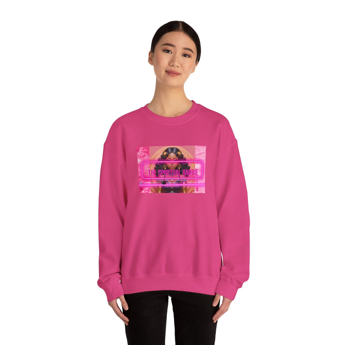 "Spiritual Barbie" Heavy Blend™ Crewneck Sweatshirt