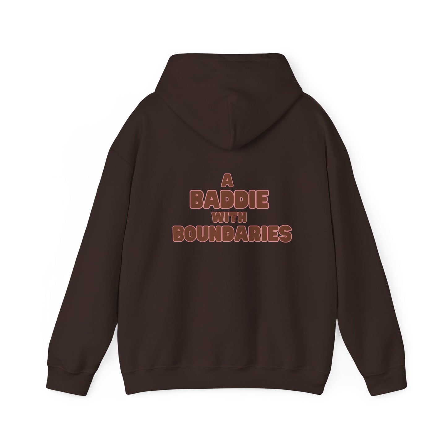 "A Baddie with Boundaries" Unisex Heavy Blend™ Hooded Sweatshirt