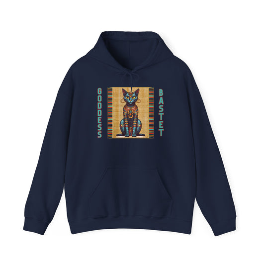 Unisex "Goddess Bastet" Heavy Blend™ Hooded Sweatshirt