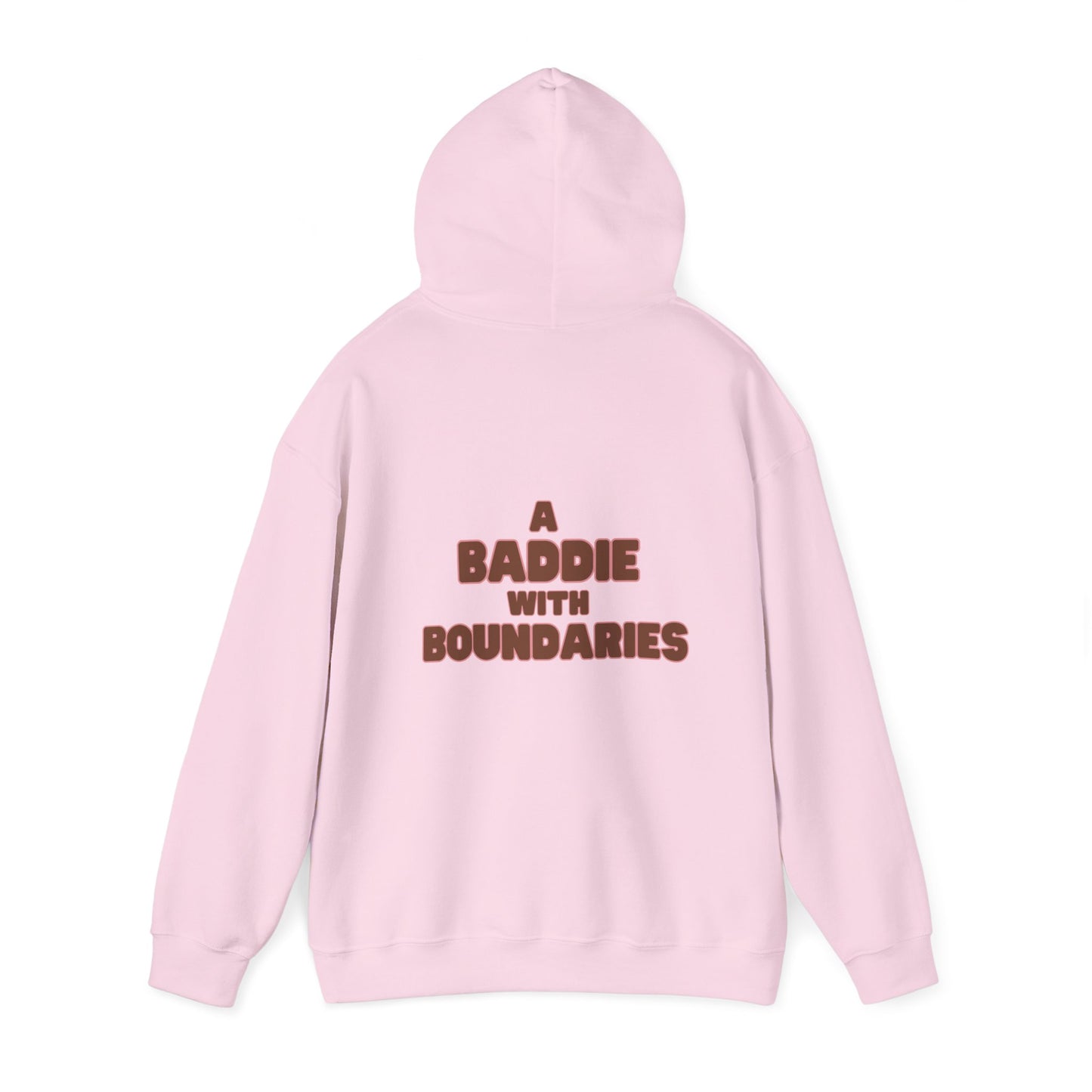 "A Baddie with Boundaries" Unisex Heavy Blend™ Hooded Sweatshirt
