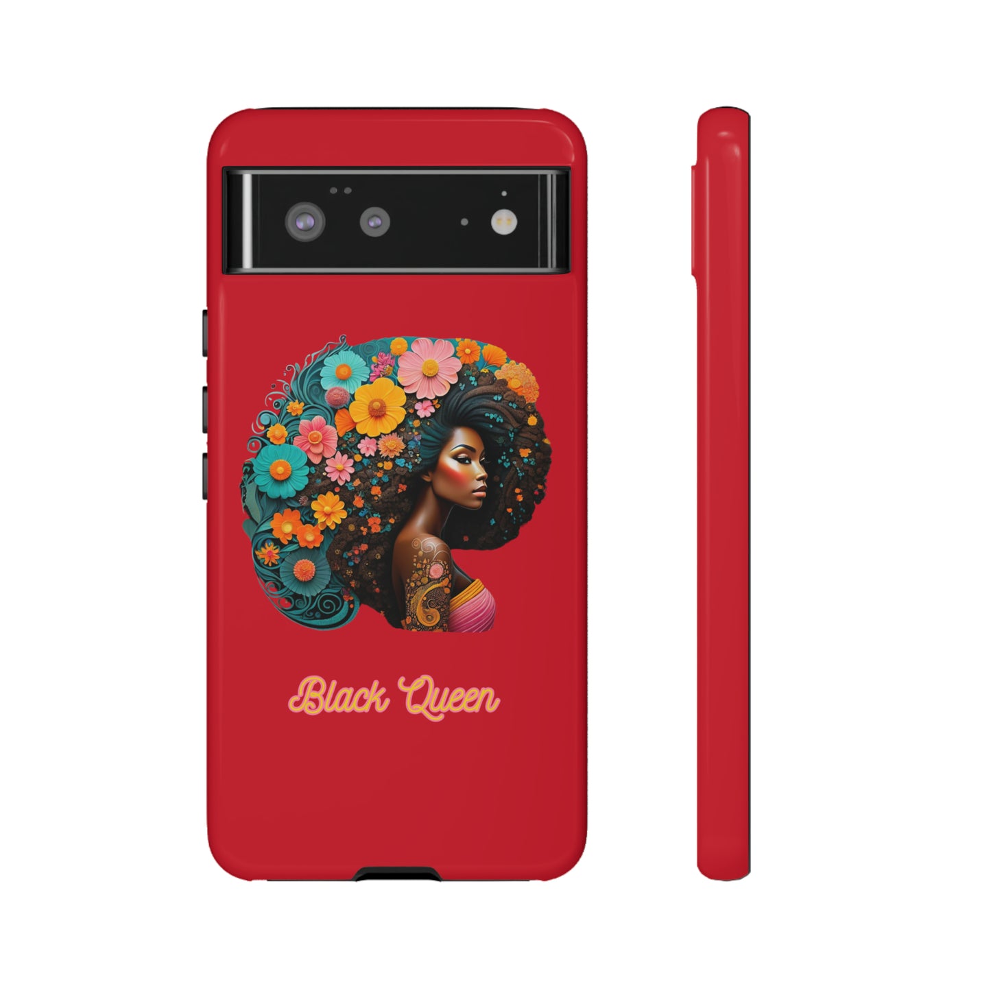 "Black Queen" Tough Case- Red