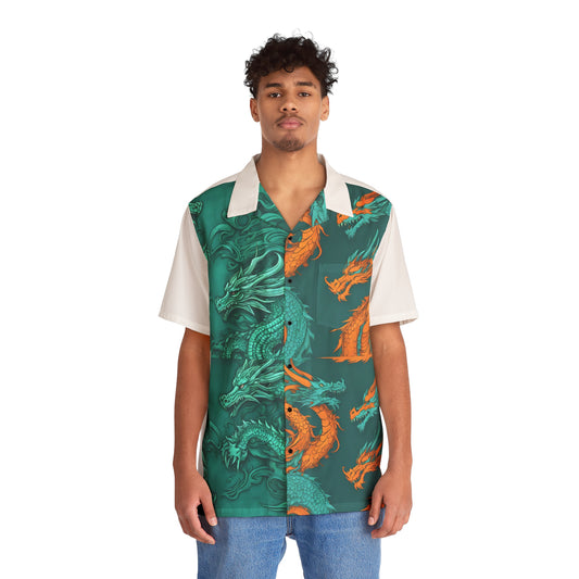 Men's "Quetzalcoatl" Hawaiian Shirt