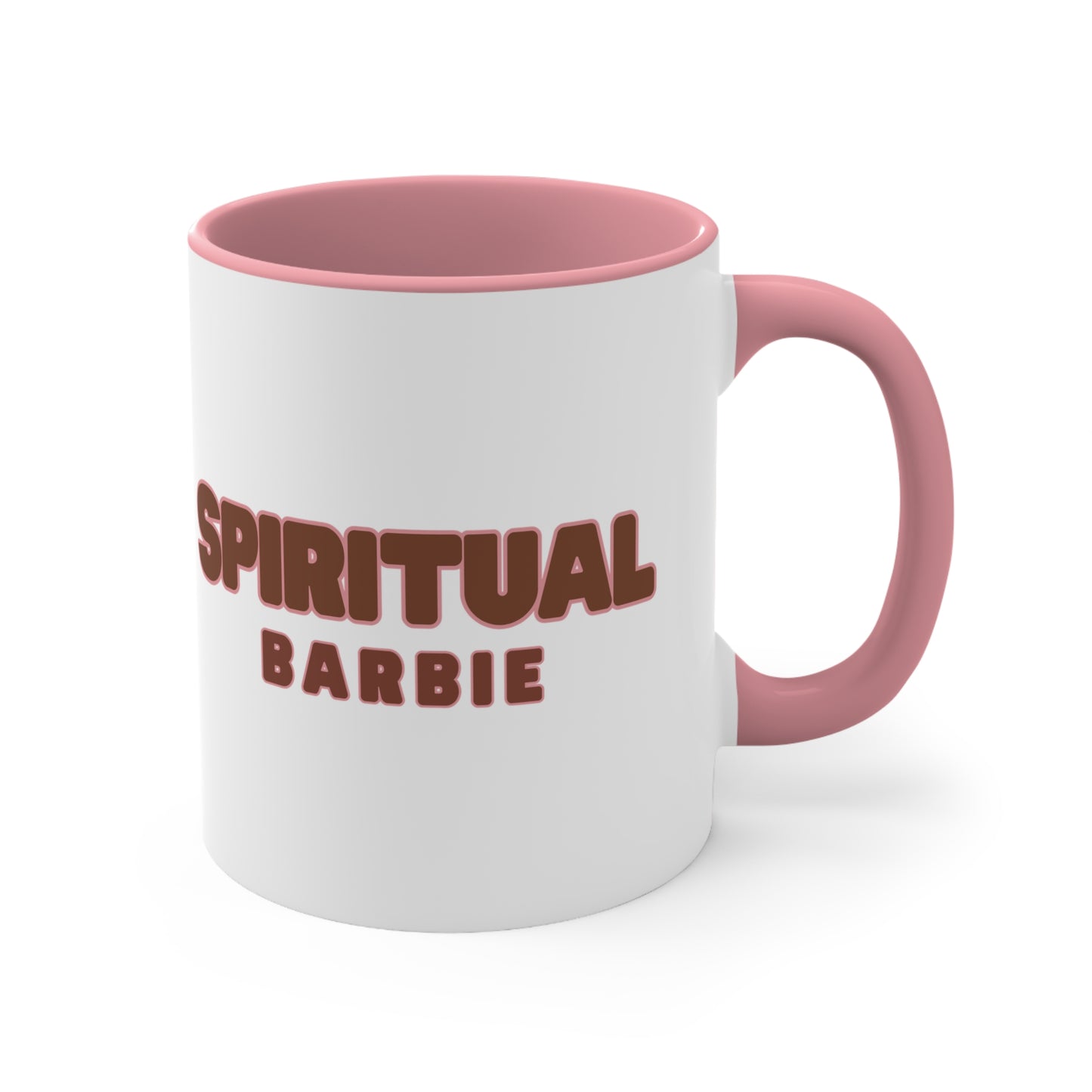 Pink Spiritual Barbie Accent Coffee Mug, 11oz