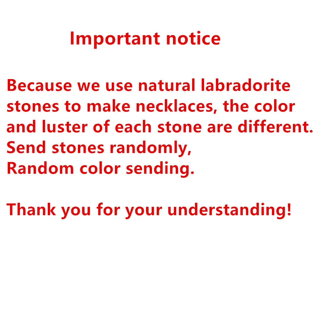 Natural Irregular Crystal Stone Labradorite Pendant Moonstone Sunstone Pendant Divination Spiritual Meditation Jewelry Necklace