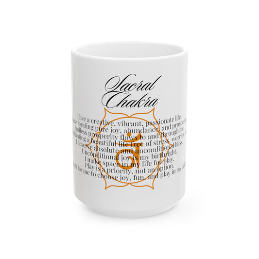 Sacral Chakra Ceramic Mug, (11oz, 15oz)