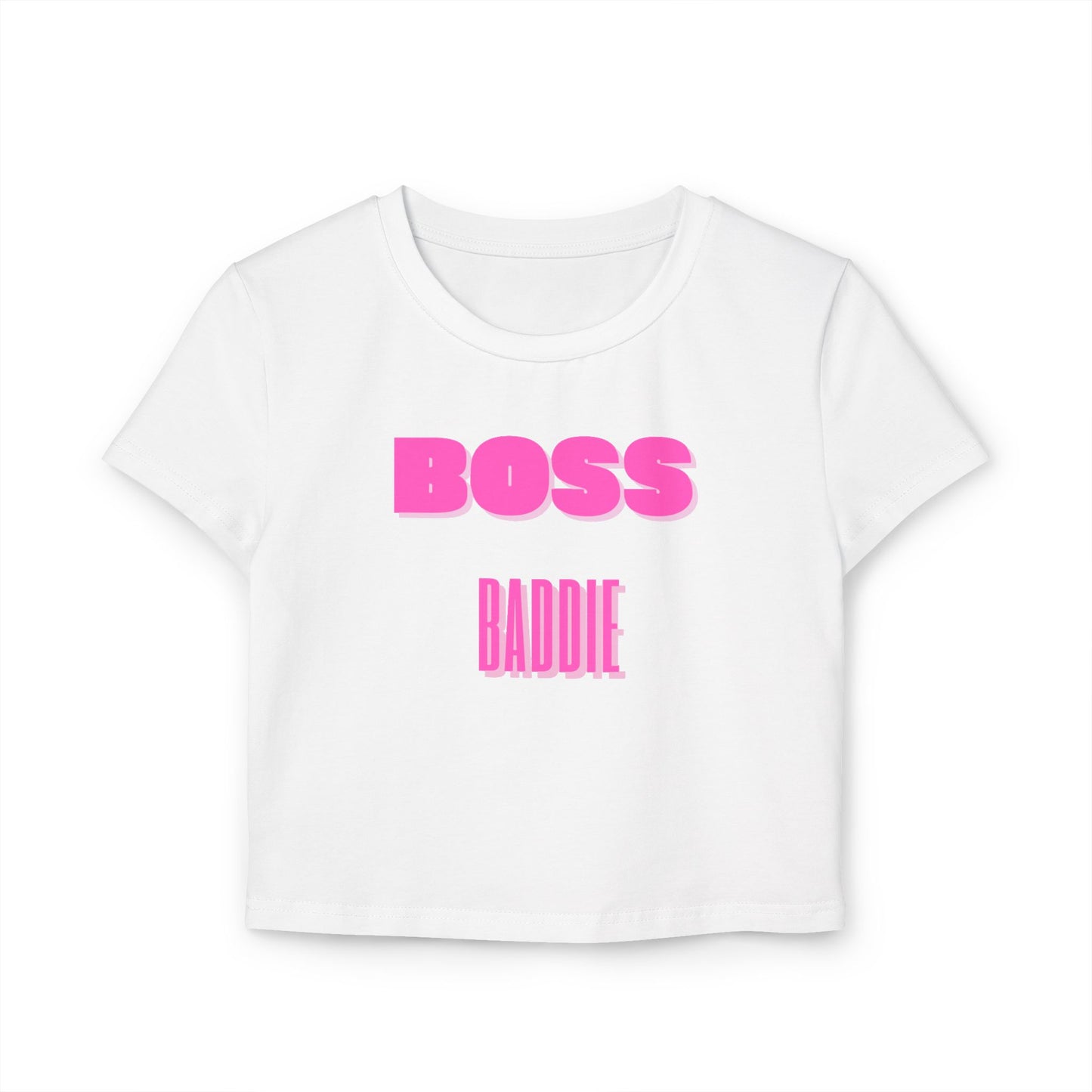 Women's "Boss Baddie" Baby Tee