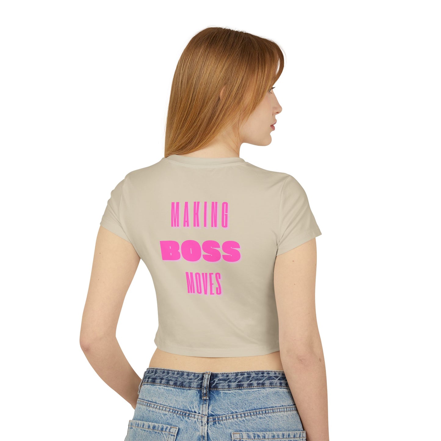 Women's "Boss Baddie" Baby Tee