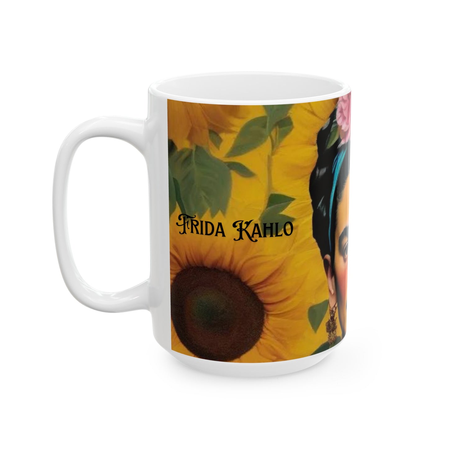 Frida kahlo Ceramic Mug, (11oz, 15oz)