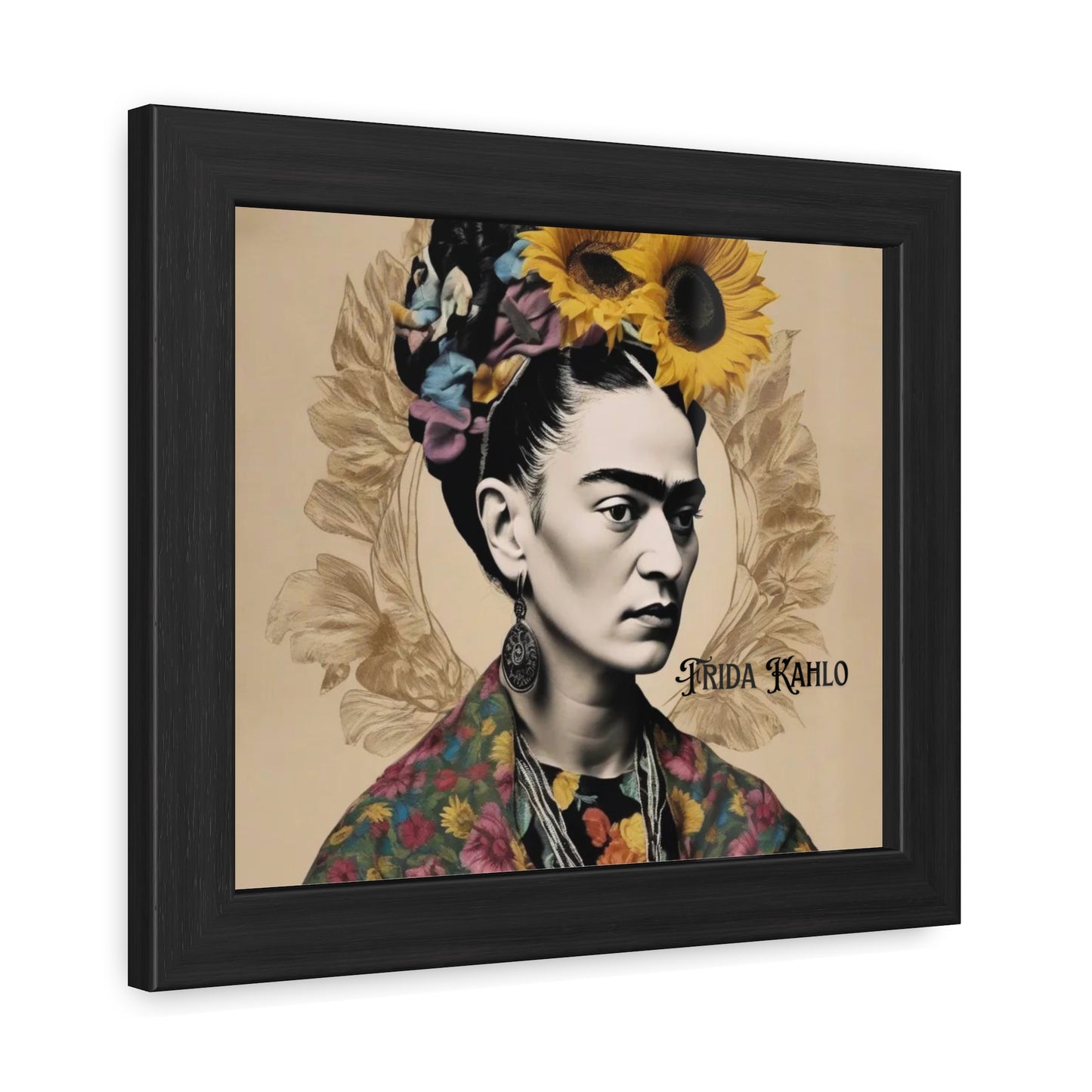 Frida Kahlo Sepia Framed Posters