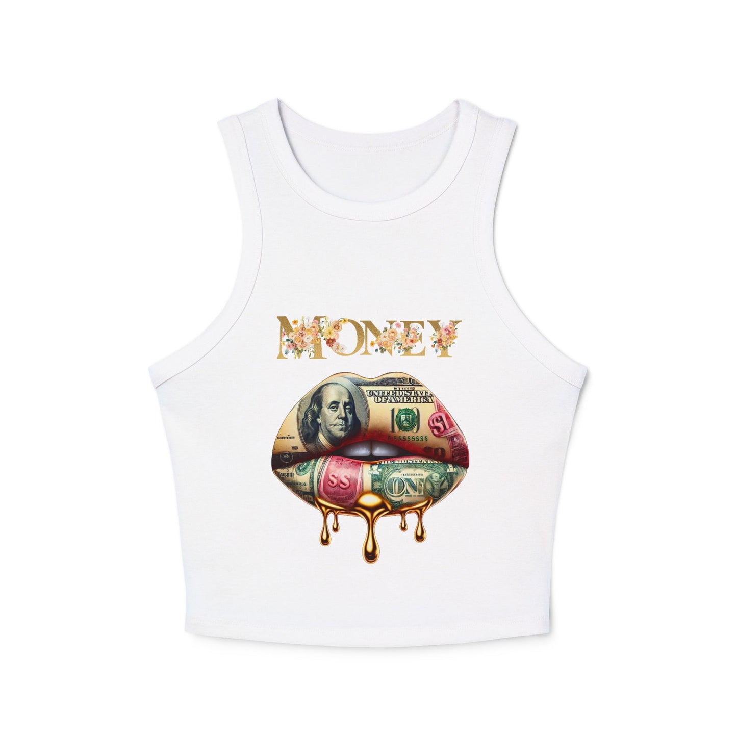 Money Talks Racer Tank Top