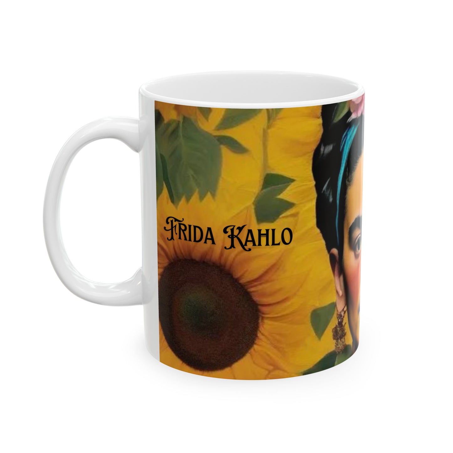 Frida kahlo Ceramic Mug, (11oz, 15oz)