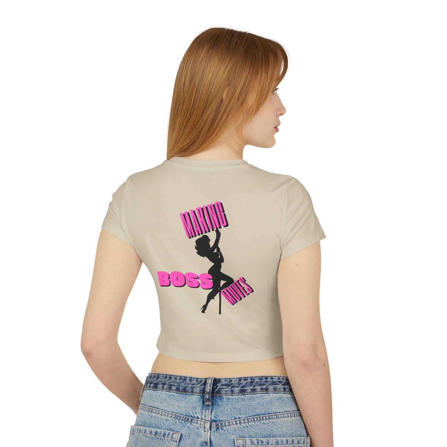 Women's Boss Baddie Sexy Silhouette Baby Tee