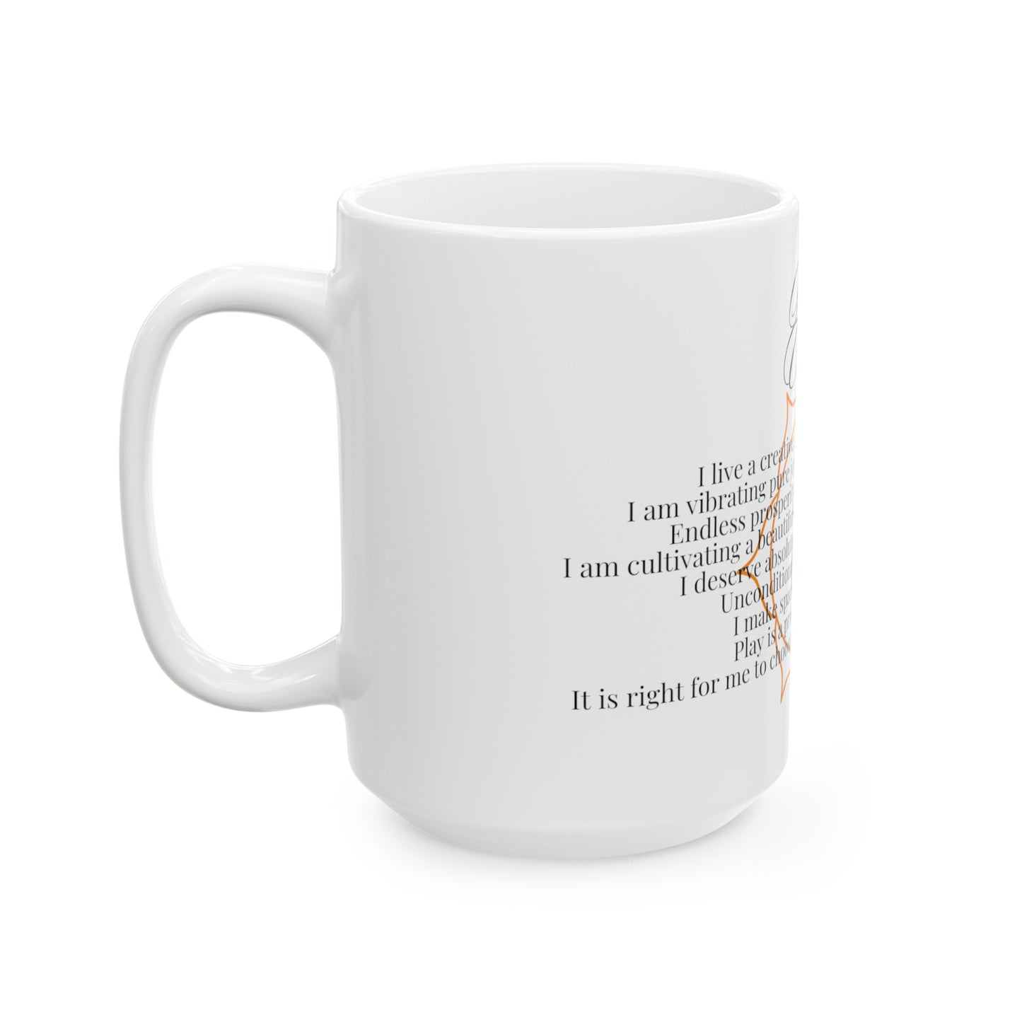 Sacral Chakra Ceramic Mug, (11oz, 15oz)