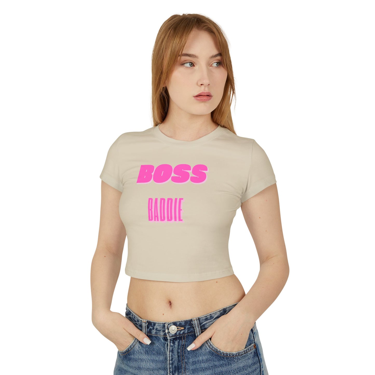 Women's "Boss Baddie" Baby Tee