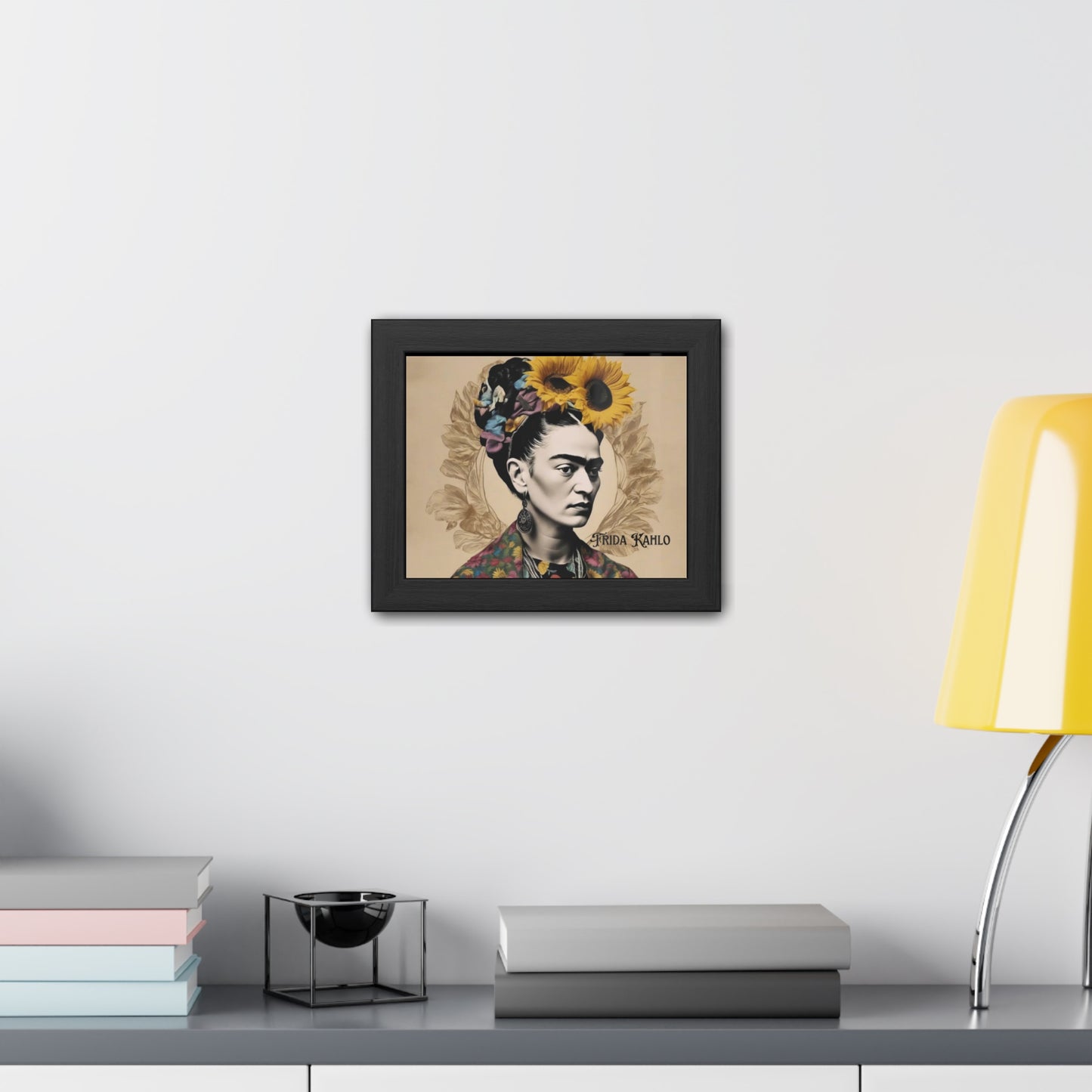 Frida Kahlo Sepia Framed Posters