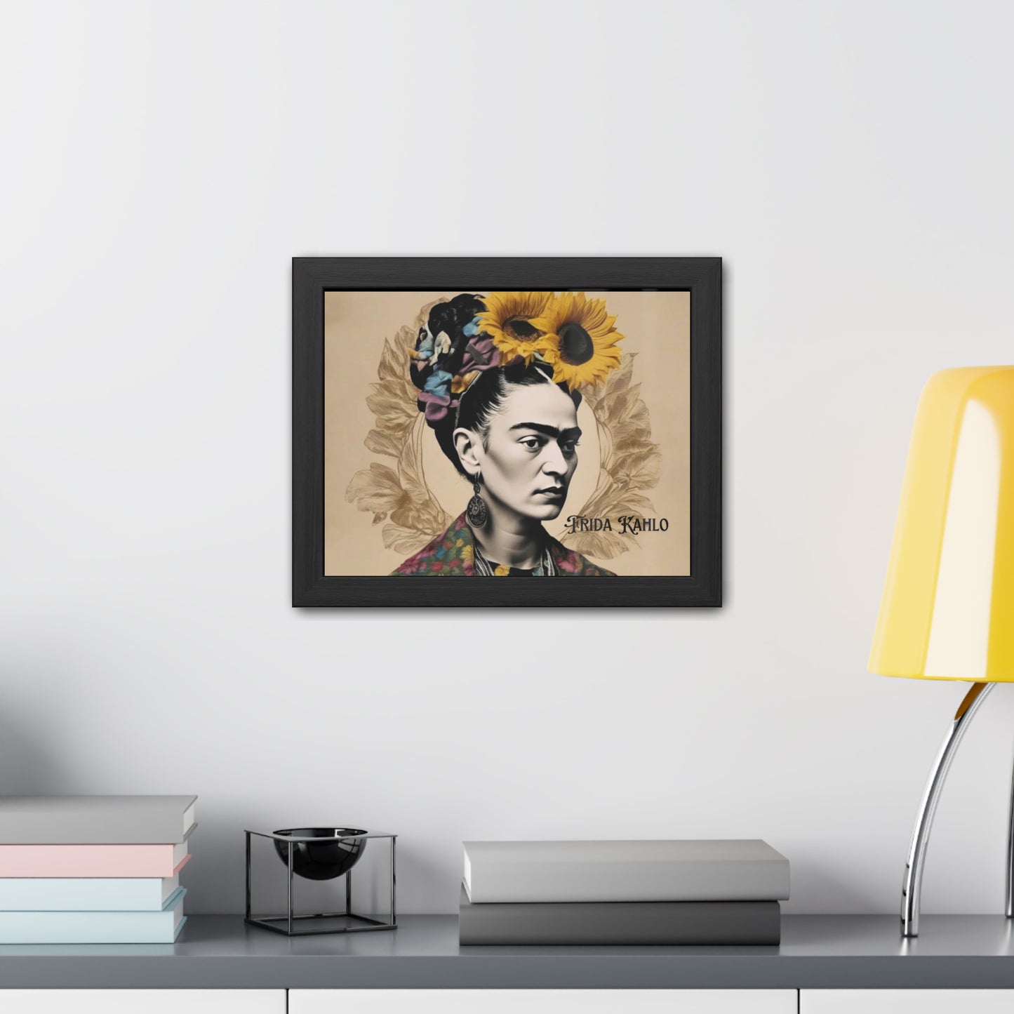 Frida Kahlo Sepia Framed Posters