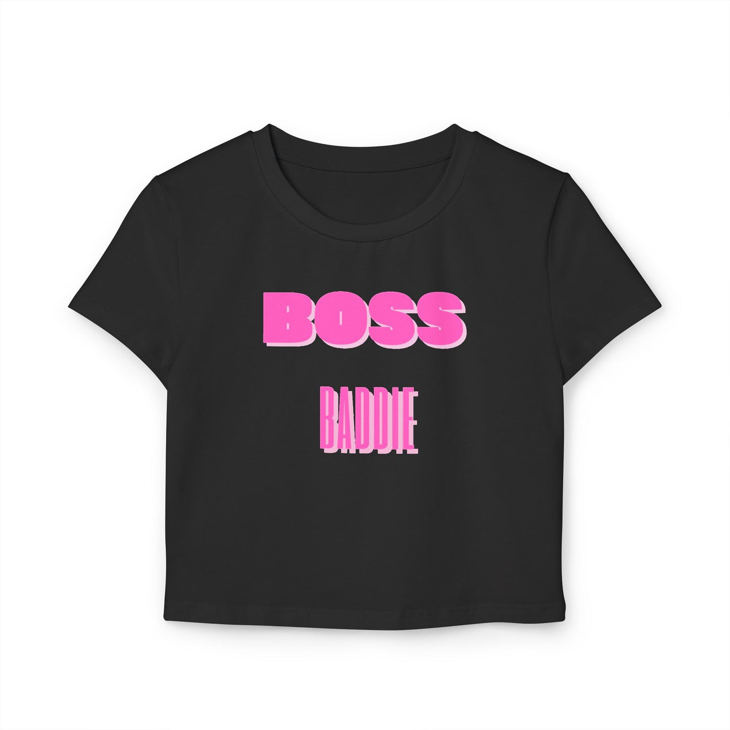 Women's "Boss Baddie" Baby Tee