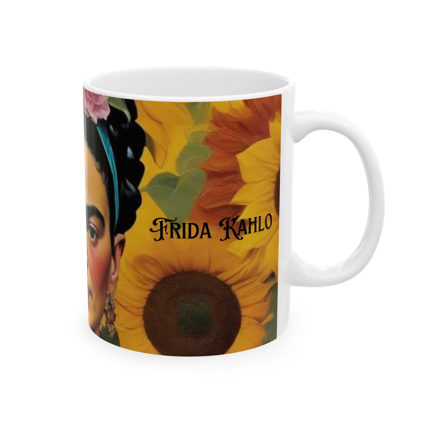 Frida kahlo Ceramic Mug, (11oz, 15oz)