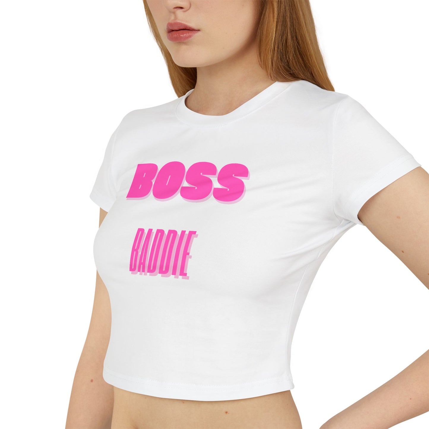 Women's "Boss Baddie" Baby Tee