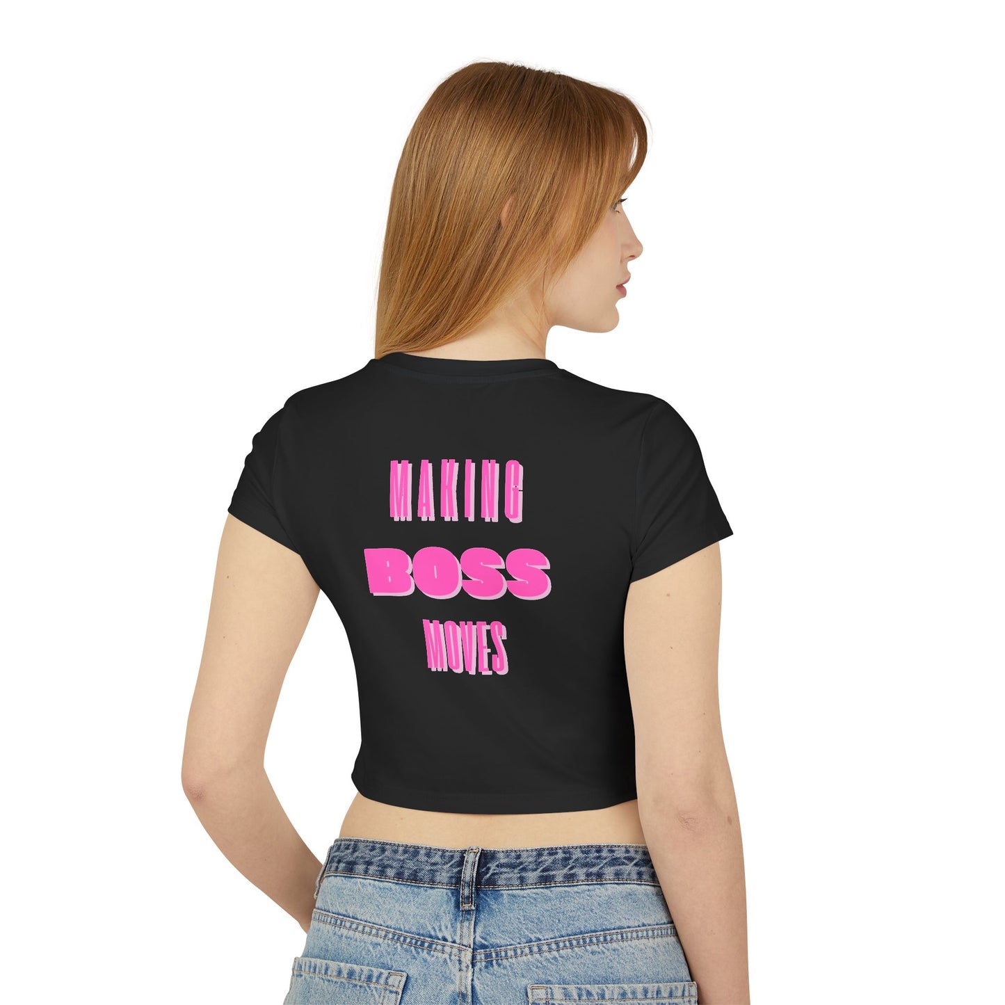 Women's "Boss Baddie" Baby Tee