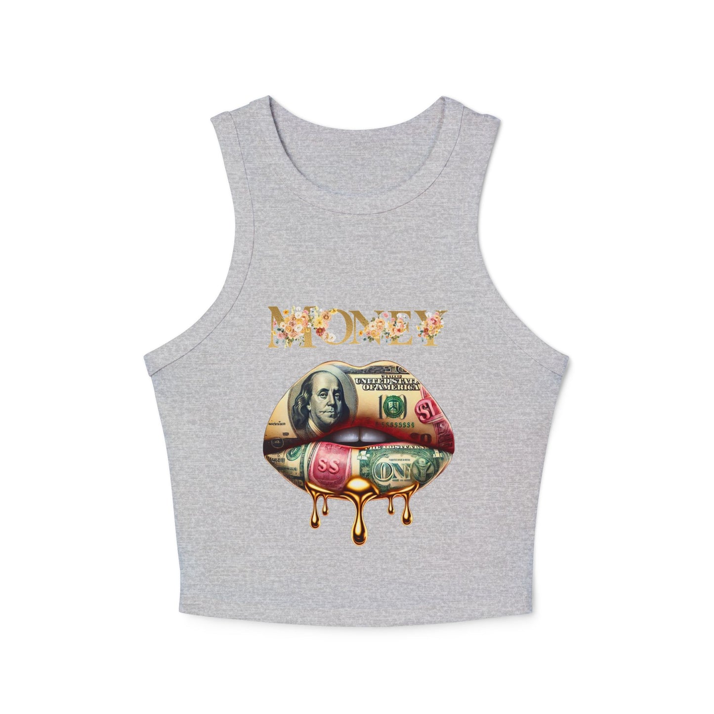 Money Talks Racer Tank Top