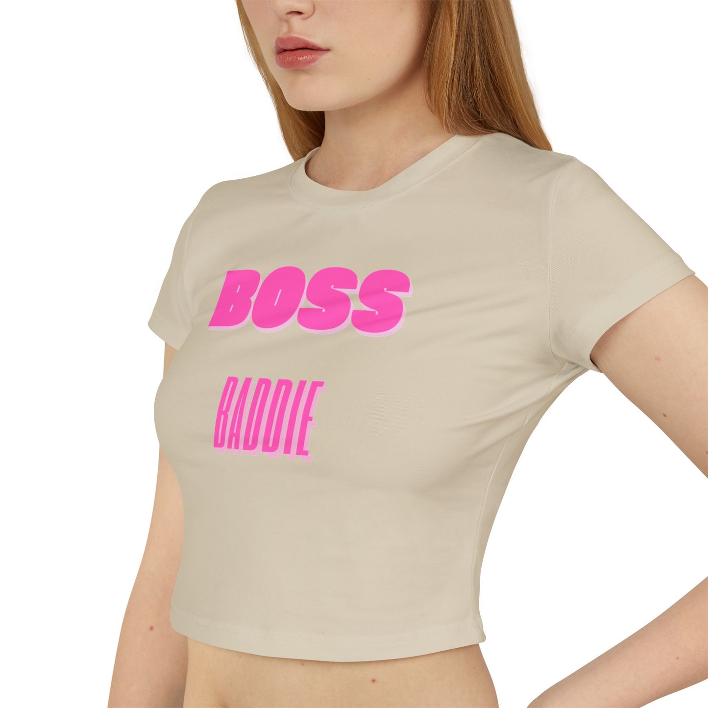 Women's "Boss Baddie" Baby Tee