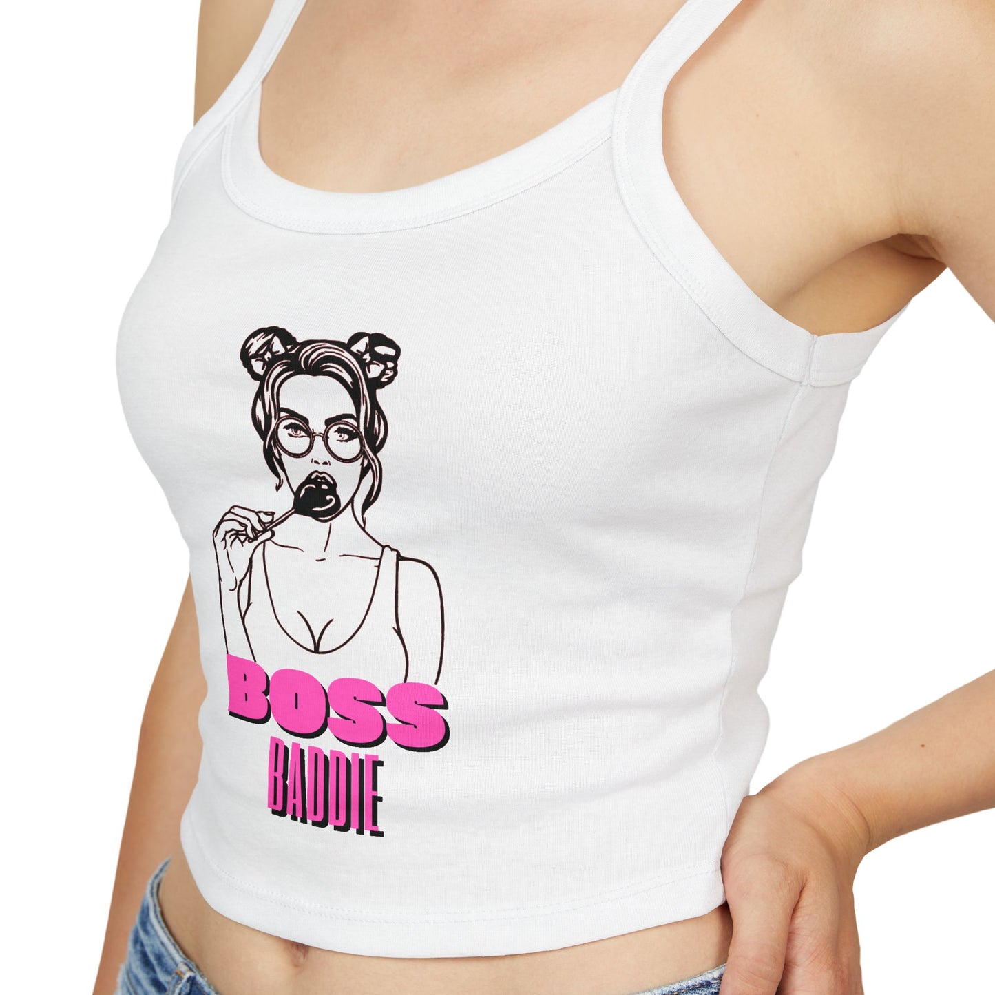 Boss Baddie Spaghetti Strap Tank Top