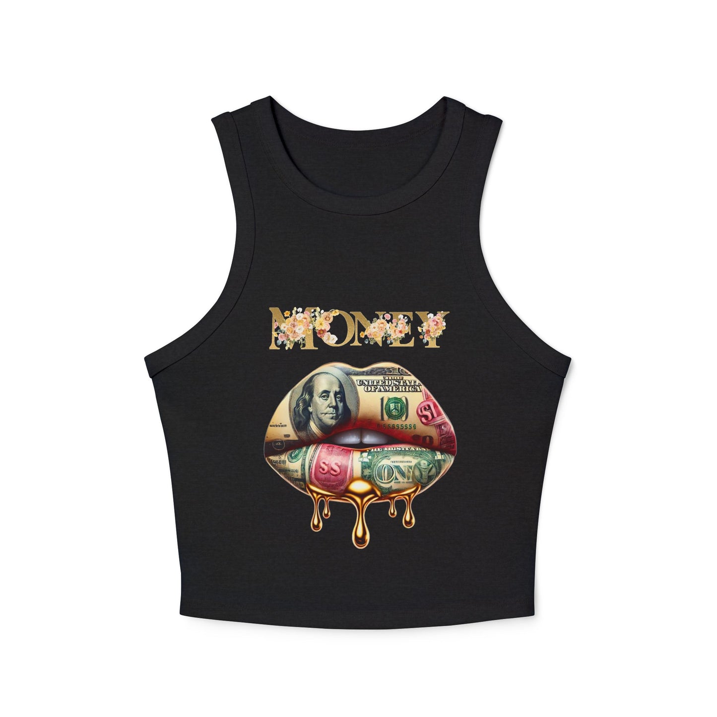 Money Talks Racer Tank Top