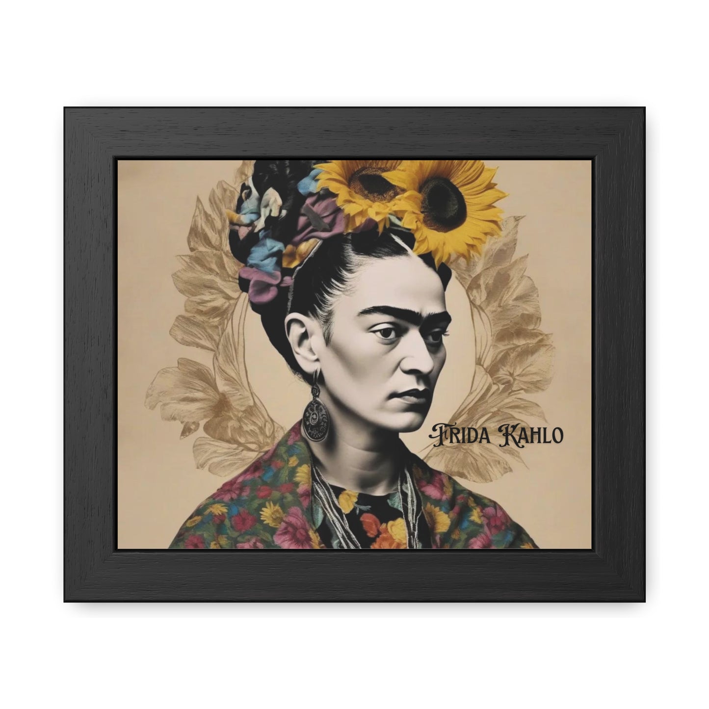 Frida Kahlo Sepia Framed Posters