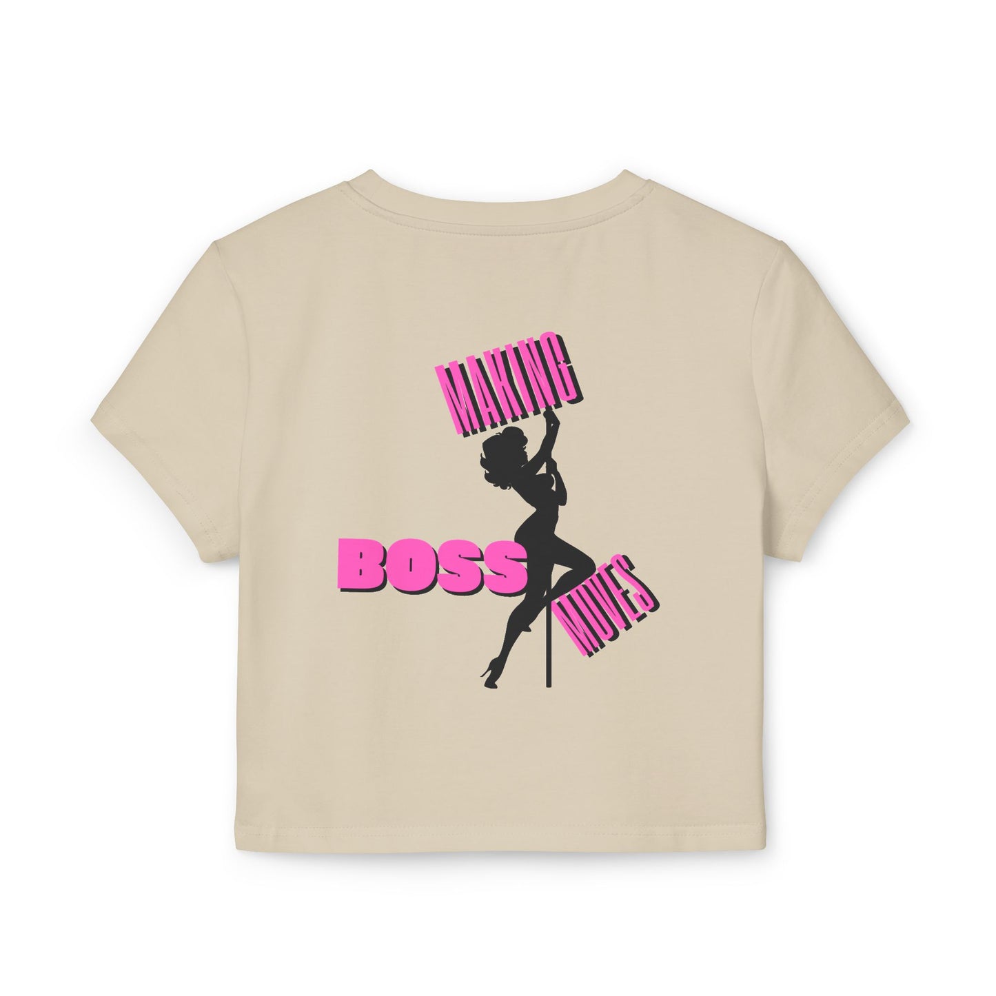 Women's Boss Baddie Sexy Silhouette Baby Tee