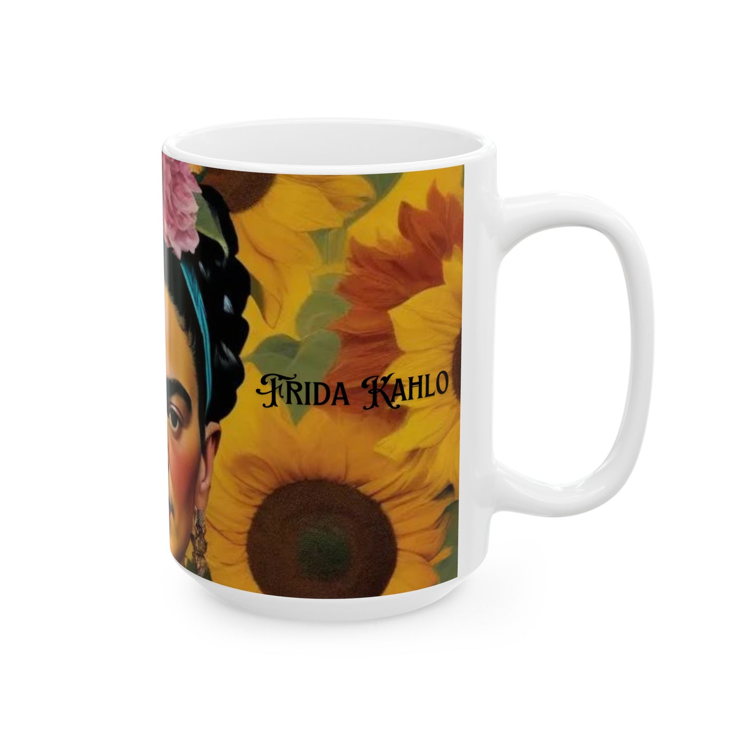 Frida kahlo Ceramic Mug, (11oz, 15oz)