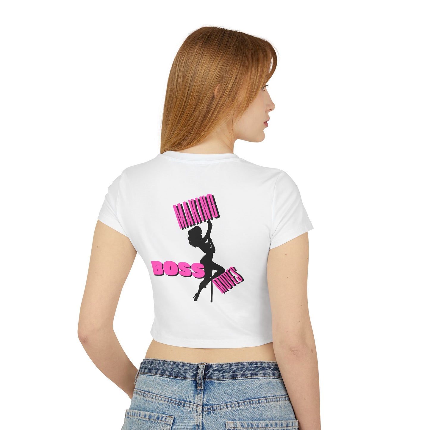 Women's Boss Baddie Sexy Silhouette Baby Tee