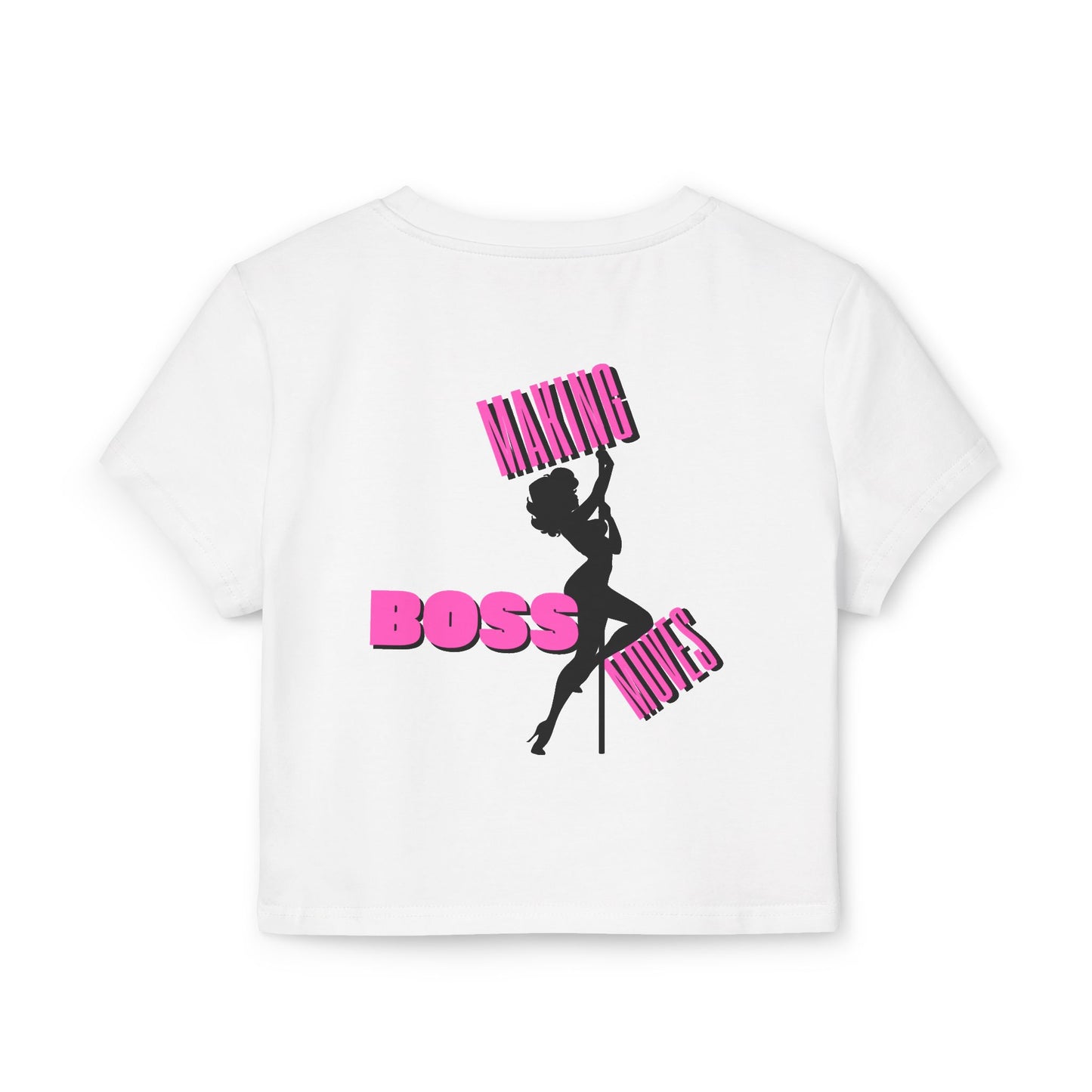 Women's Boss Baddie Sexy Silhouette Baby Tee