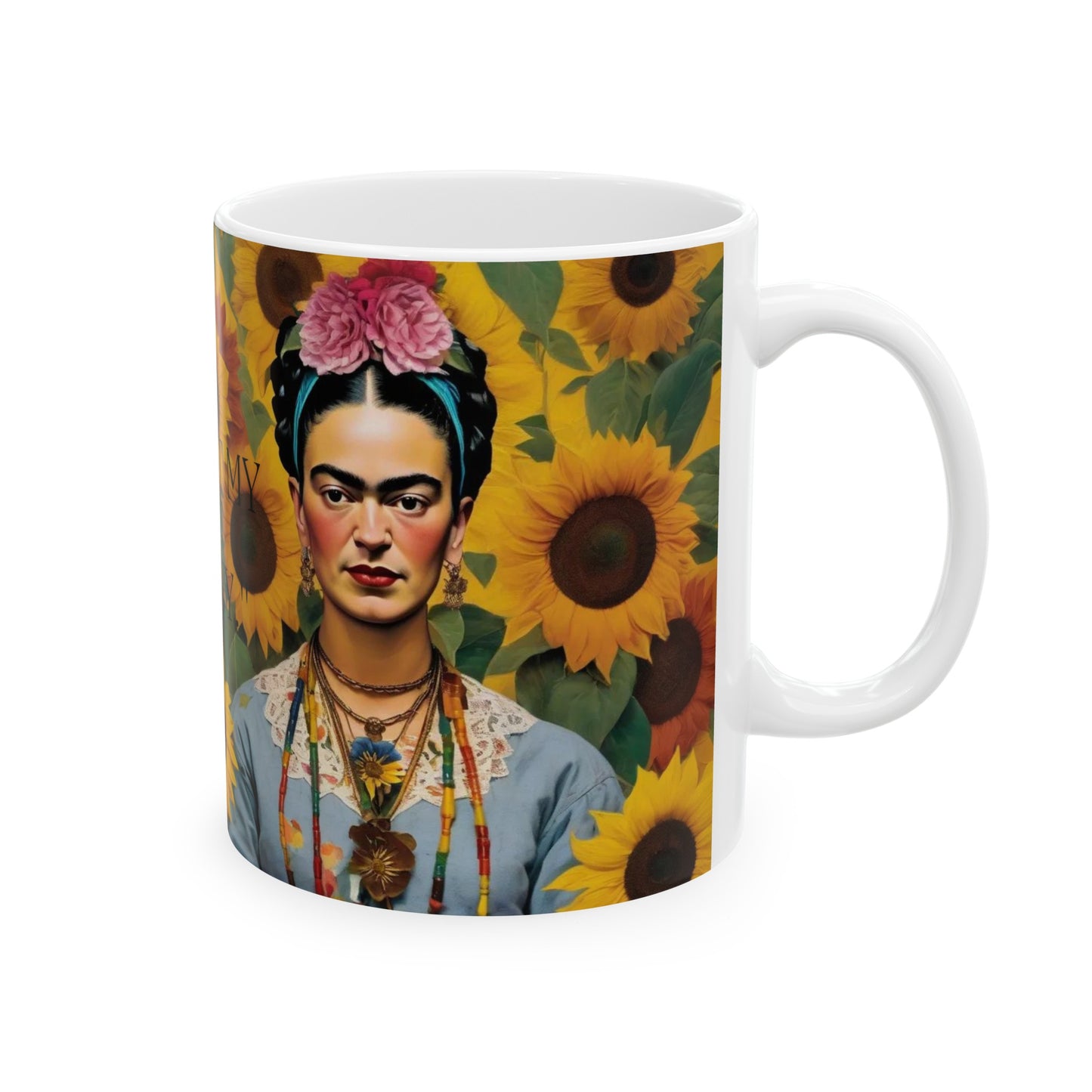 Sunflower Ceramic Mug, (11oz, 15oz)