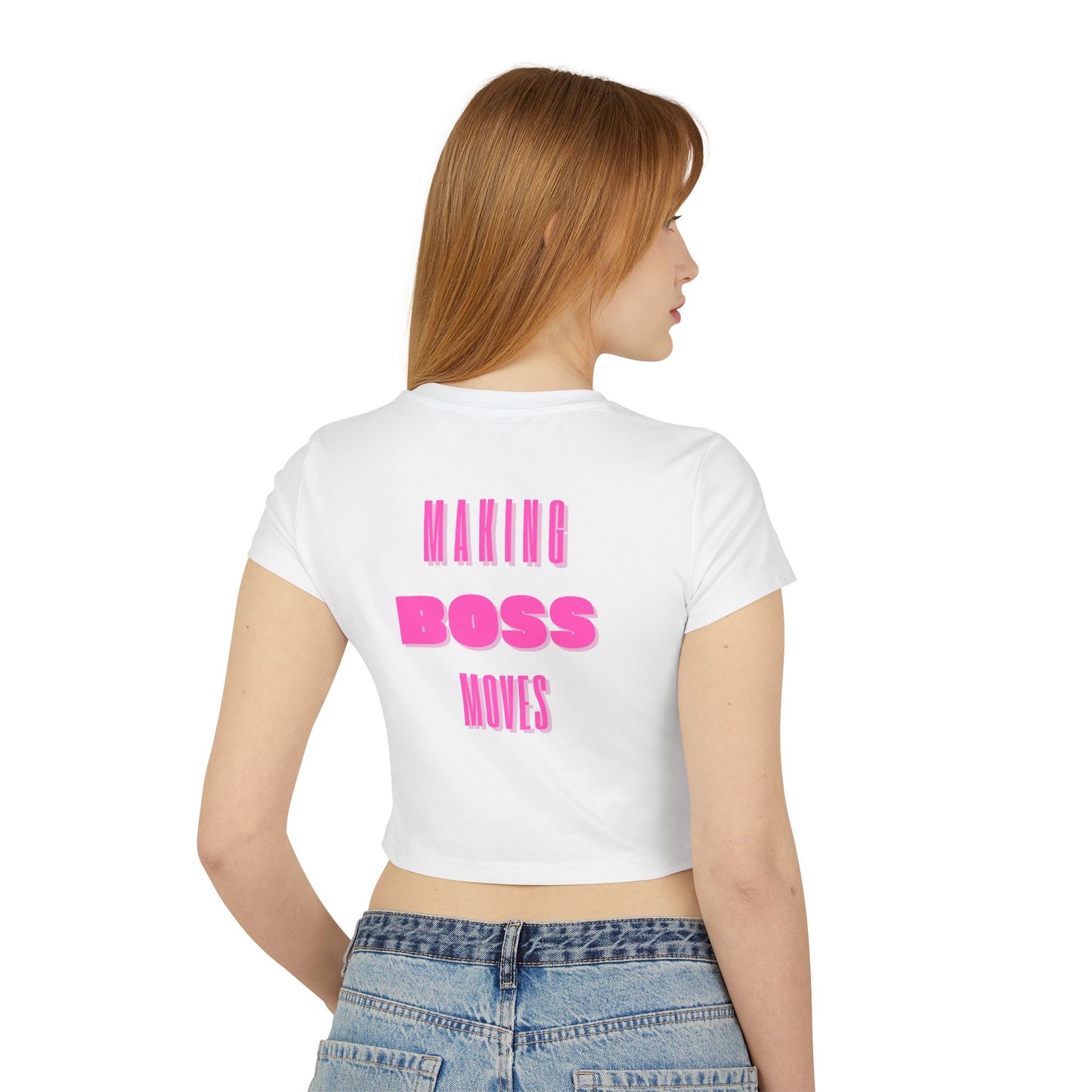 Women's "Boss Baddie" Baby Tee