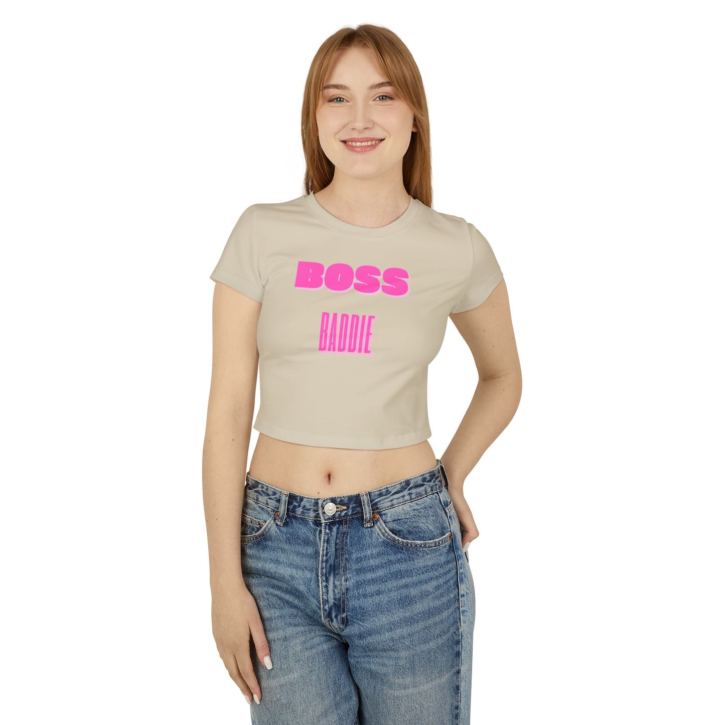 Women's "Boss Baddie" Baby Tee