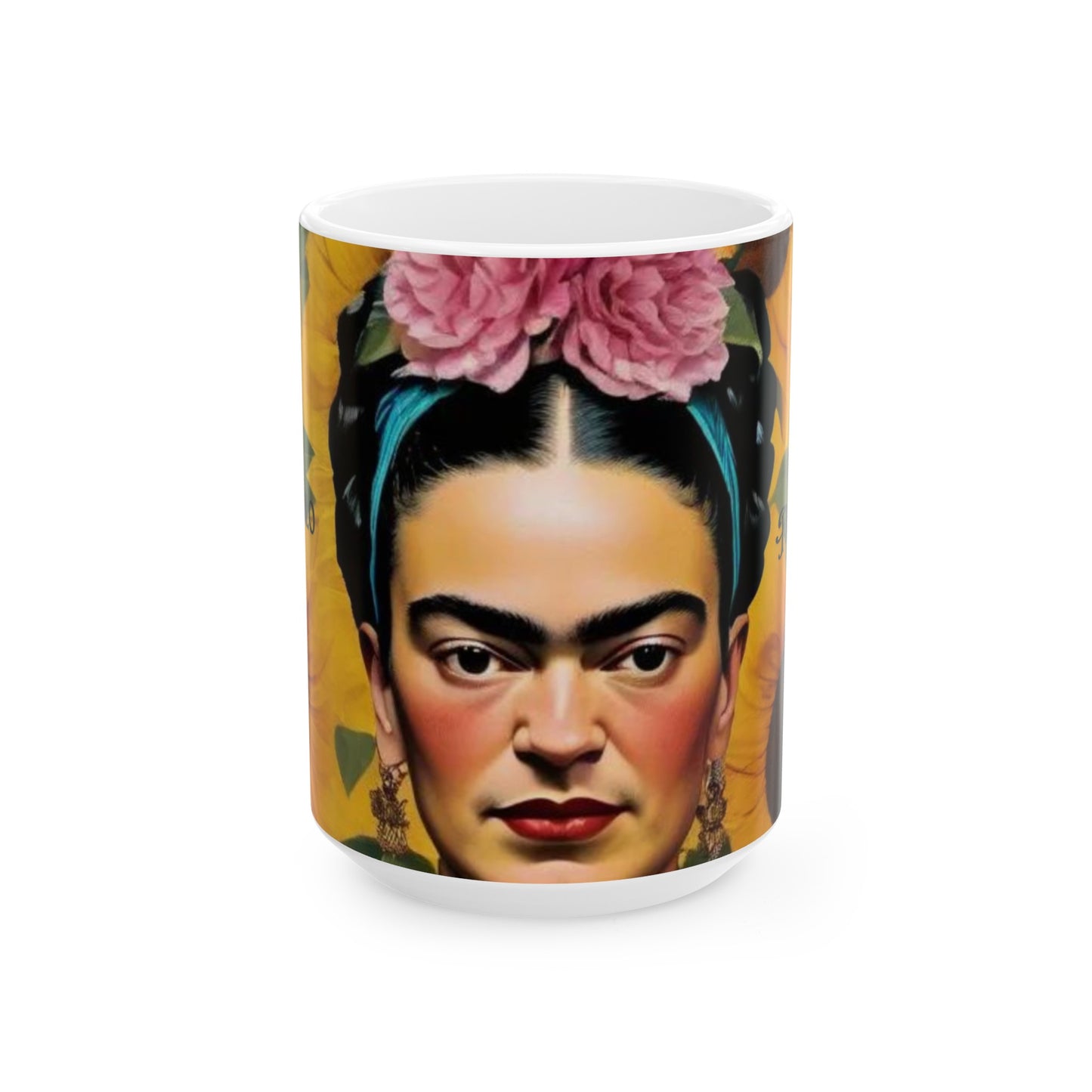 Frida kahlo Ceramic Mug, (11oz, 15oz)