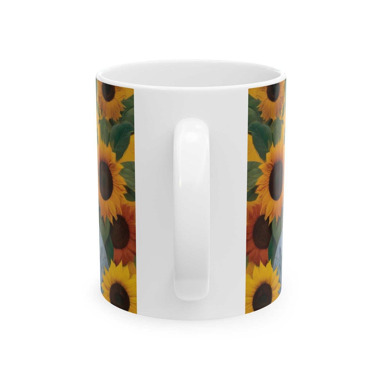 Sunflower Ceramic Mug, (11oz, 15oz)